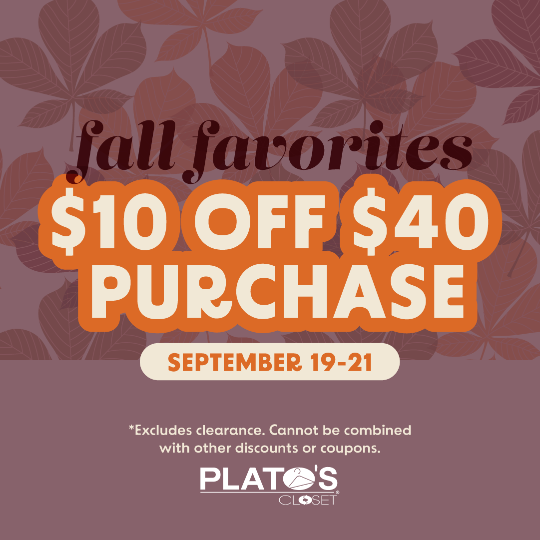 Fall Favorites Sale - September 19-21